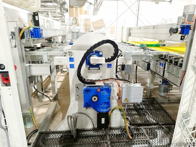 Automatic CNC Drilling LINE + Splitting MORBIDELLI + MAHROS + CELASCHI (SCM) PowerFlex + Brush + SPL