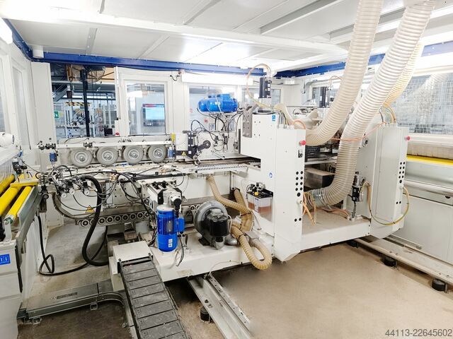 Automatic CNC Drilling LINE + Splitting MORBIDELLI + MAHROS + CELASCHI (SCM) PowerFlex + Brush + SPL