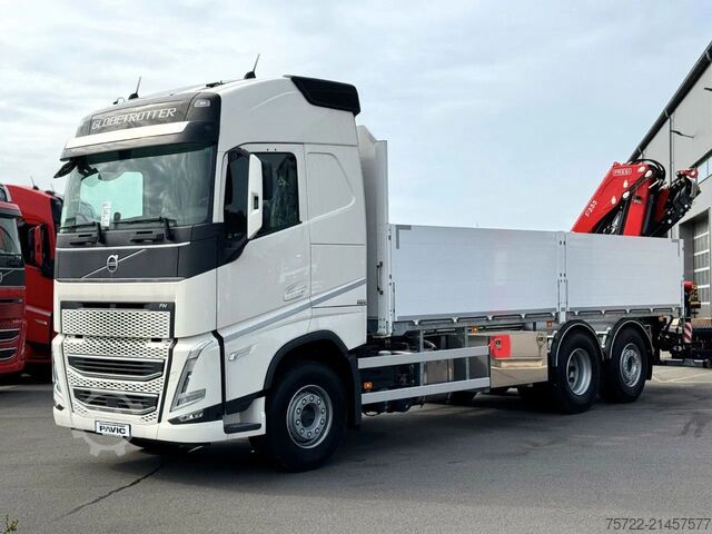 Loading platform Volvo FH 460 6x2-4 Baustoff-Pritsche m.Fassi  MIETE