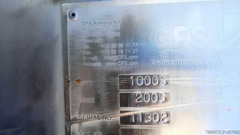 Tipper for drums and pallet boxes CFS 1000S