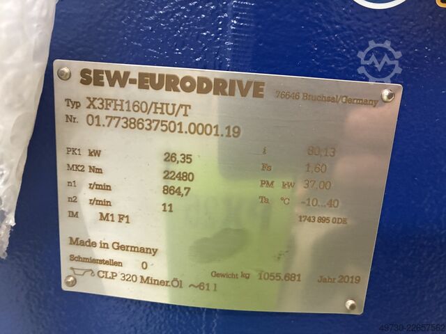 Getriebe SEW-EURODRIVE X3FH160 HU T