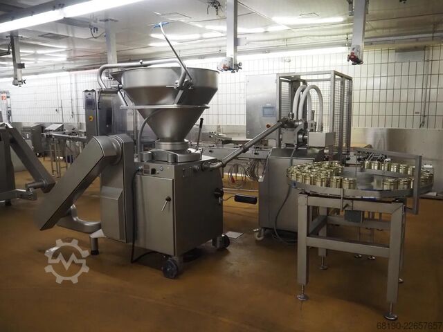 Can line (up to 2000 cans/hour) Handtmann / Stiller VF830+Verbufa+STA2000