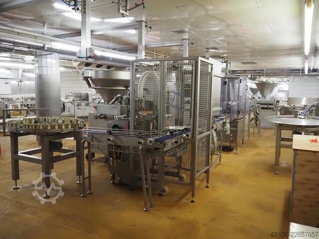 Can line (up to 2000 cans/hour) Handtmann / Stiller VF830+Verbufa+STA2000