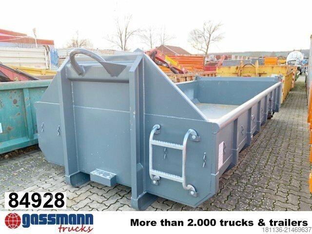Roll-off container  Abrollcontainer mit Klappe ca. 11m³, überfahrbar