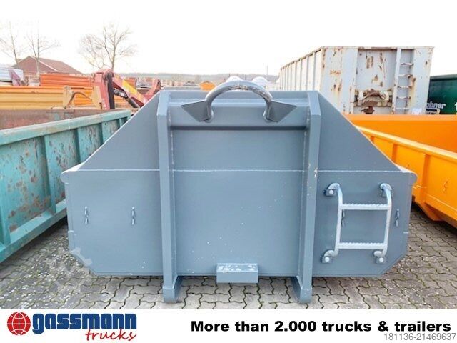 Roll-off container  Abrollcontainer mit Klappe ca. 11m³, überfahrbar