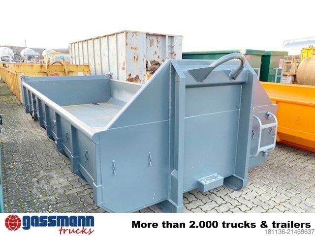 Roll-off container  Abrollcontainer mit Klappe ca. 11m³, überfahrbar