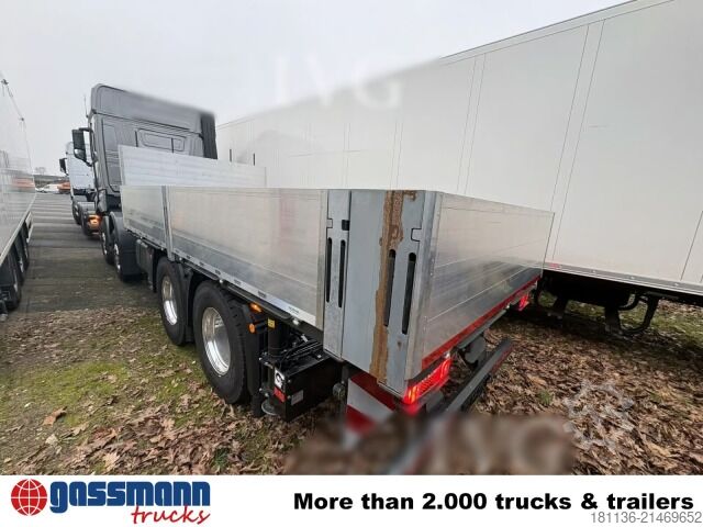 Flatbed truck Mercedes-Benz Arocs 3251 L 8x4/4, Retarder, BigSpace, Navi,