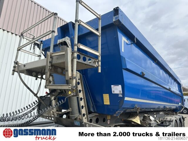 Tipper semitrailer Schmitz SKI 24 SL 8.2, Liftachse, Stahlmulde ca. 28m³