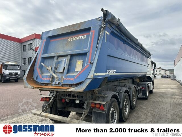 Tipper semitrailer Schmitz SKI 24 SL 8.2, Liftachse, Stahlmulde ca. 28m³