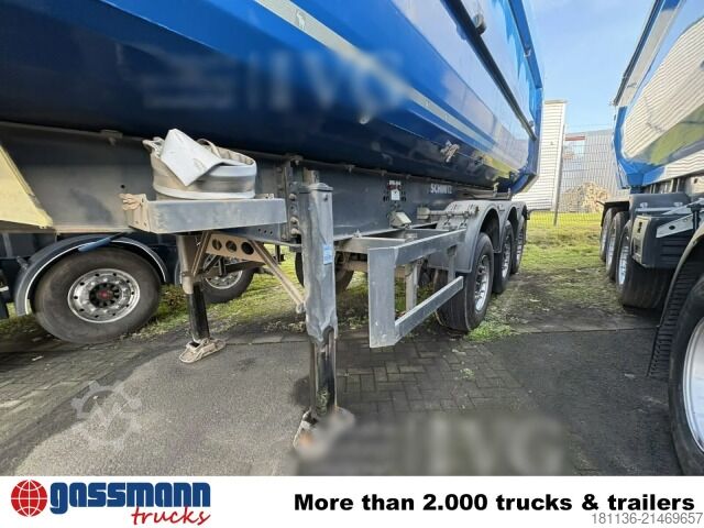 Tipper semitrailer Schmitz SKI 24 SL 8.2, Liftachse, Stahlmulde ca. 28m³