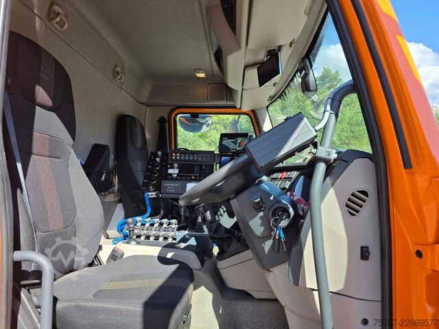 Kehrmaschine DAF XB 210 Kehrmaschine wie neu Brock VS4 Kehraufbau