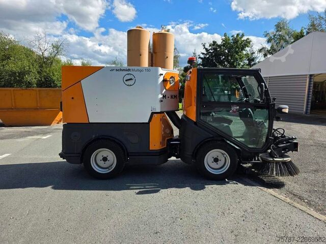 Kehrmaschine SCHMIDT Schmidt Aebi Flexigo150,Besen,Streuaufbau,Schild