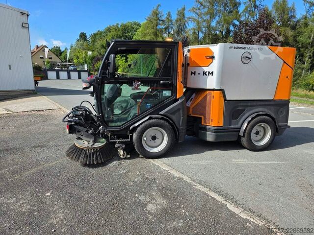 Kehrmaschine SCHMIDT Schmidt Aebi Flexigo150,Besen,Streuaufbau,Schild