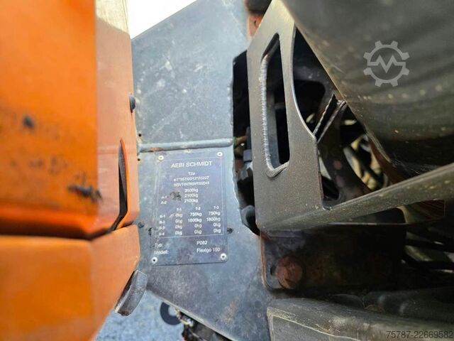 Kehrmaschine SCHMIDT Schmidt Aebi Flexigo150,Besen,Streuaufbau,Schild