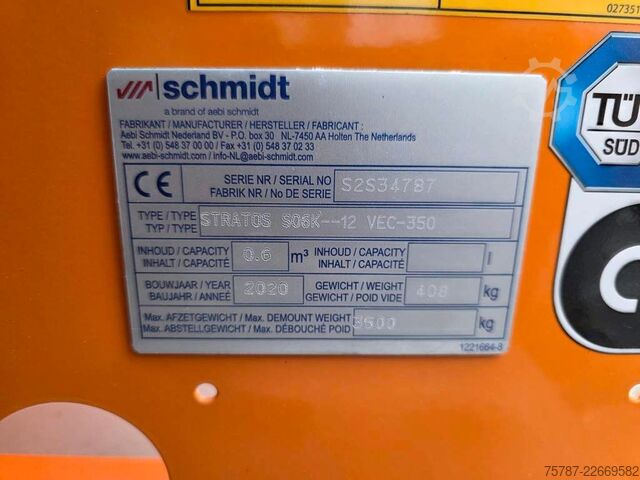 Kehrmaschine SCHMIDT Schmidt Aebi Flexigo150,Besen,Streuaufbau,Schild
