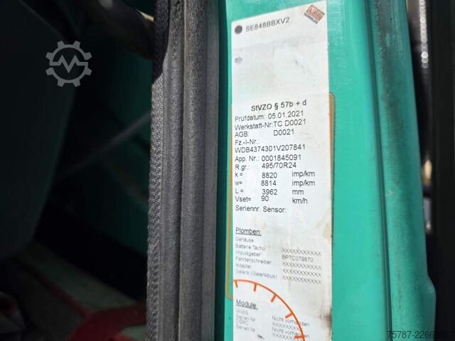 LKW-Fahrgestell UNIMOG U5000 4x4 Chassis, Standklima, 4374/45