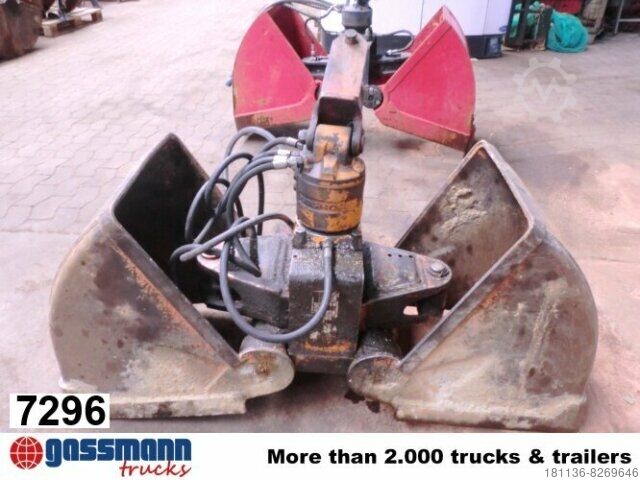 Truck mounted crane Kinshofer - Schalengreifer