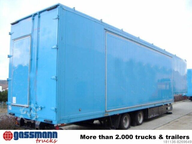 Box semitrailer Wille 2x WILLE SAK17 Kofferauflieger für mobile