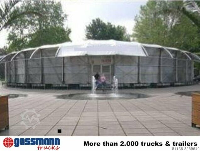 Box semitrailer Wille 2x WILLE SAK17 Kofferauflieger für mobile