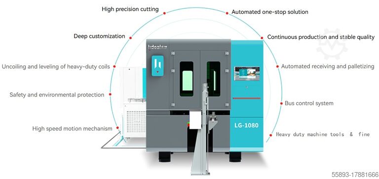 Laserschneidmaschine LEDI Laser LD1080
