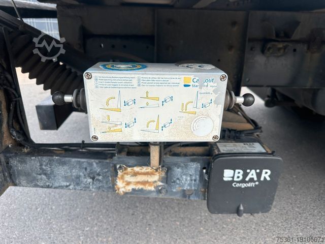 Flatbed truck with tarp MAN 14 Tonner LE 220