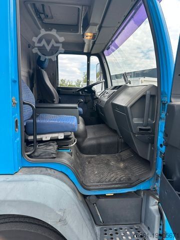 Flatbed truck with tarp MAN 14 Tonner LE 220