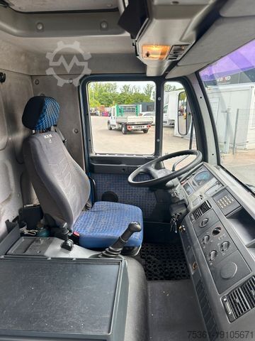 Flatbed truck with tarp MAN 14 Tonner LE 220