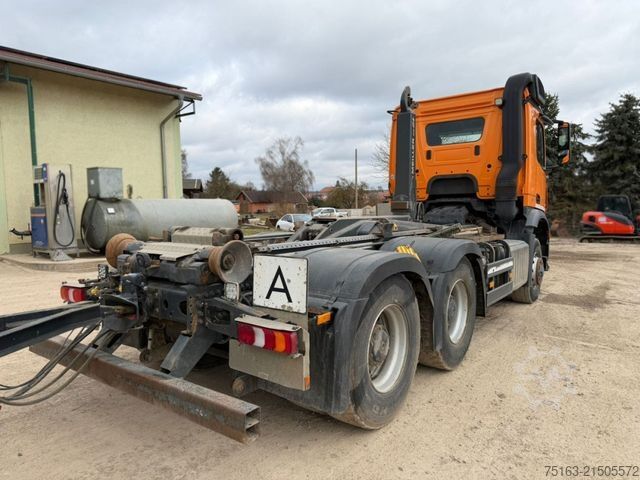 Roll-off tipper truck MERCEDES-BENZ Arocs 2651 6x6 HAD Abrollkipper Meiller RS21/55