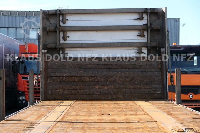 Auflieger mit Arbeitsbühne FLIEGL SDS 350 Platto Liftachse Alu-Bordwände Runge