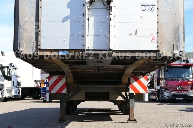 Auflieger mit Arbeitsbühne FLIEGL SDS 350 Platto Liftachse Alu-Bordwände Runge