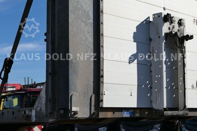 Auflieger mit Arbeitsbühne FLIEGL SDS 350 Platto Liftachse Alu-Bordwände Runge