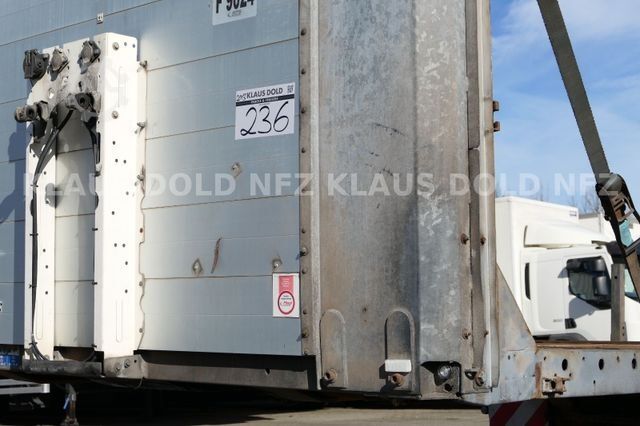 Auflieger mit Arbeitsbühne FLIEGL SDS 350 Platto Liftachse Alu-Bordwände Runge