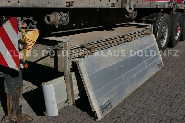 Auflieger mit Arbeitsbühne FLIEGL SDS 350 Platto Liftachse Alu-Bordwände Runge