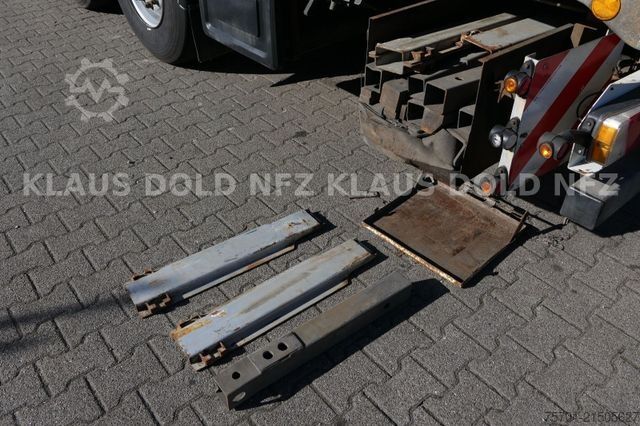 Auflieger mit Arbeitsbühne FLIEGL SDS 350 Platto Liftachse Alu-Bordwände Runge