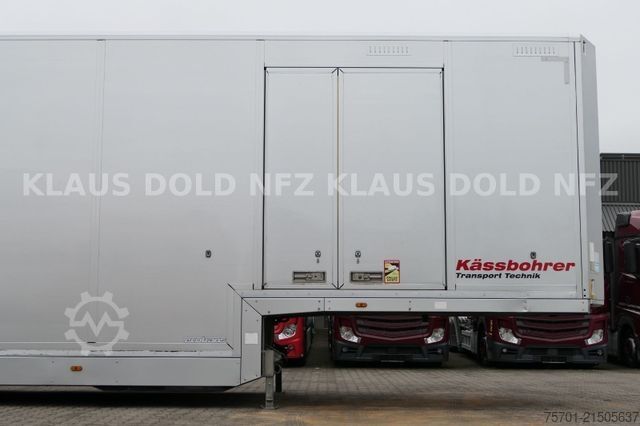 Car carrying semitrailer KÄSSBOHRER SP 9-16 geschlossener Autotransporter