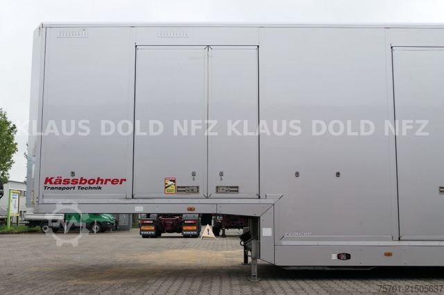 Car carrying semitrailer KÄSSBOHRER SP 9-16 geschlossener Autotransporter