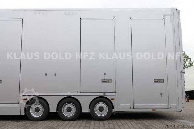 Car carrying semitrailer KÄSSBOHRER SP 9-16 geschlossener Autotransporter