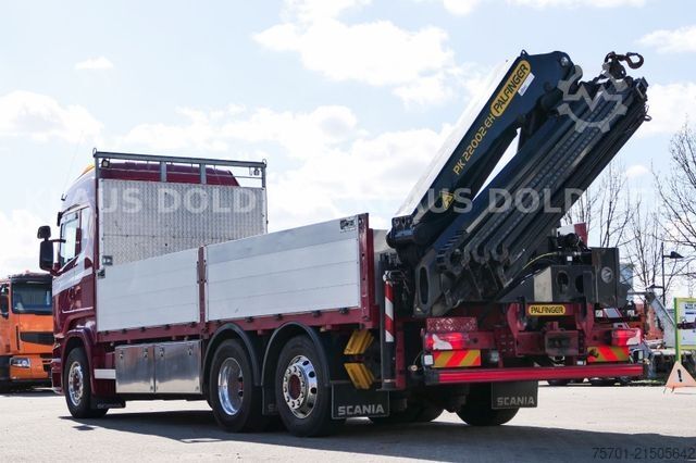 LKW mit Pritsche (offen) SCANIA R 490 Pritsche Kran Palfinger Retarder Euro 6