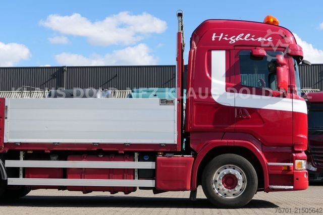 LKW mit Pritsche (offen) SCANIA R 490 Pritsche Kran Palfinger Retarder Euro 6