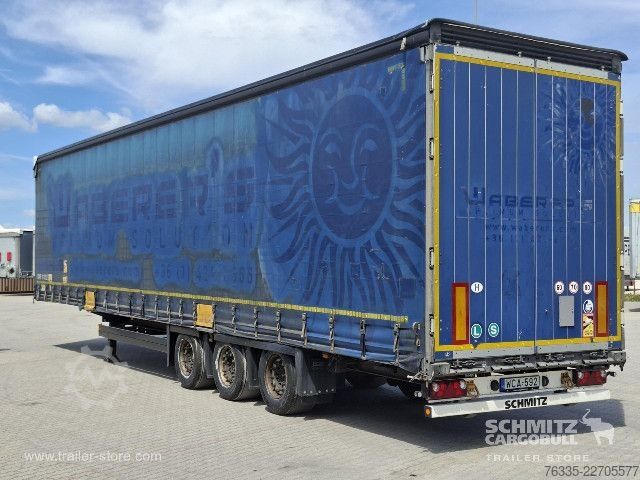 Auflieger mit Pritsche & Plane Schmitz Cargobull Curtainsider Mega