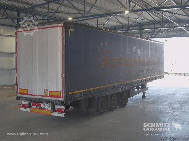 Auflieger mit Pritsche & Plane Schmitz Cargobull Curtainsider Mega