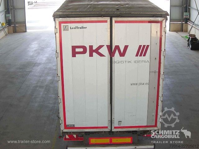 Auflieger mit Pritsche & Plane Berger Curtainsider Standard