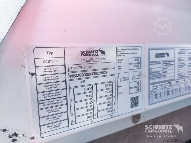 Auflieger mit Pritsche & Plane Schmitz Cargobull Curtainsider Standard