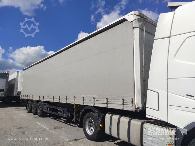 Auflieger mit Pritsche & Plane Schmitz Cargobull Curtainsider Standard