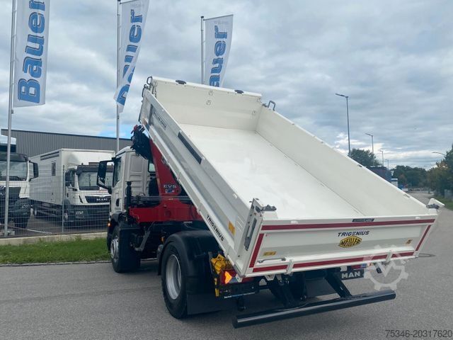 Truck mounted crane MAN TGM 18.320 /4x2/BL/Meiller/Kipper/Kran/15 m/ Neu
