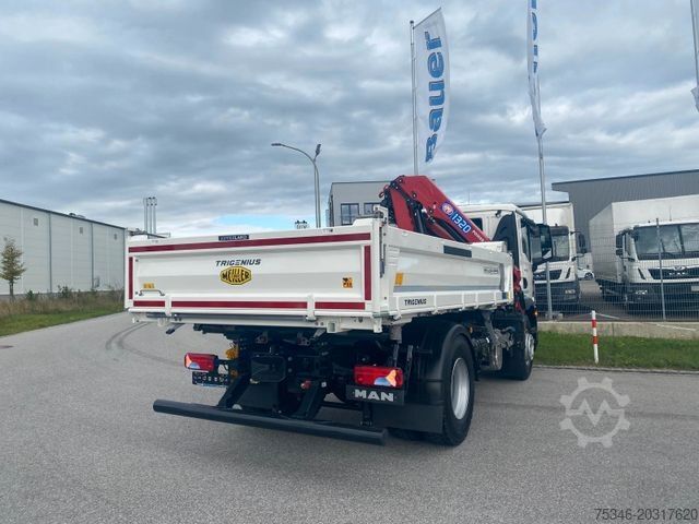 Autokran MAN TGM 18.320 /4x2/BL/Meiller/Kipper/Kran/15 m/ Neu