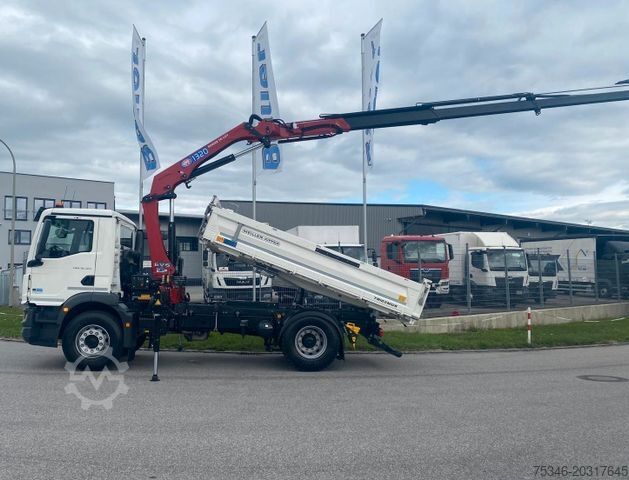 Kipper LKW MAN TGM 18.320 /4x2/BL/Meiller/Kipper/Kran/15 m/ Neu
