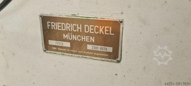Tool milling and drilling machine Friedrich Deckel FP 2 LB