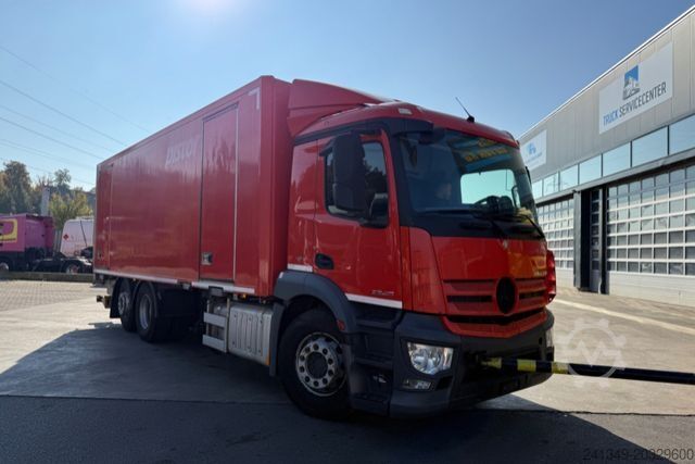 Box truck MERCEDES-BENZ Antos 2540 6x2 (Engine defect)