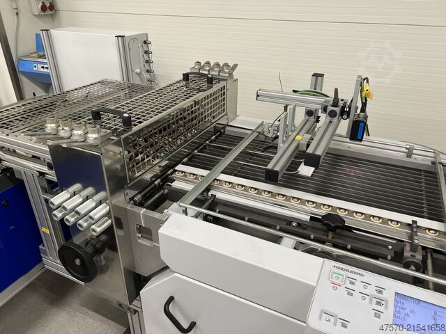 Rill- und Falzmaschine Heidelberg Stahlfolder + Popp Maschinenbau SRT + MWS